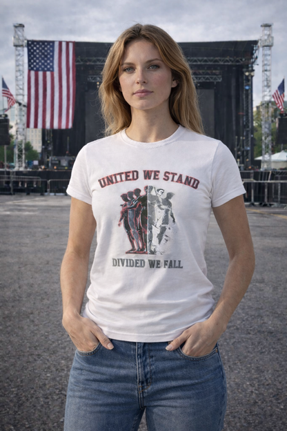 "United We Stand, Divided We Fall" Graphic Tee
